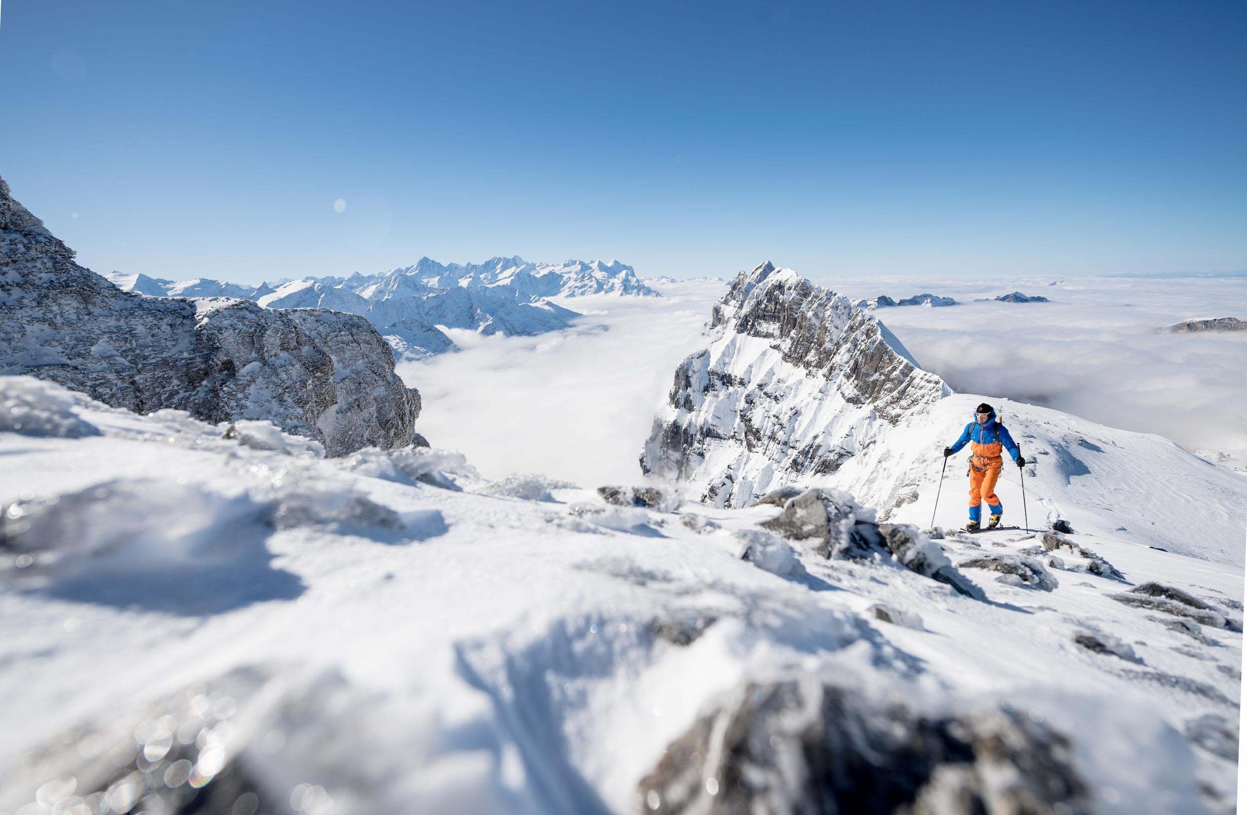 Dani Arnold Aufstieg Gipfel