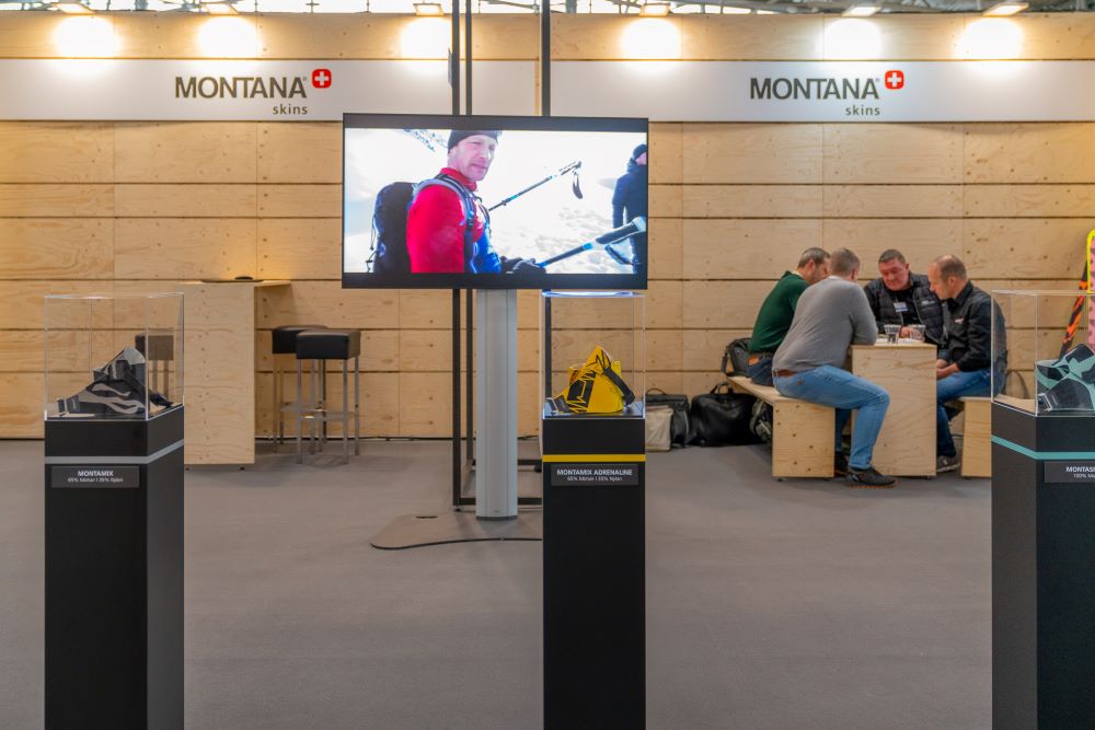 Impressionen unseres Steigfell-Stands bei der ISPO