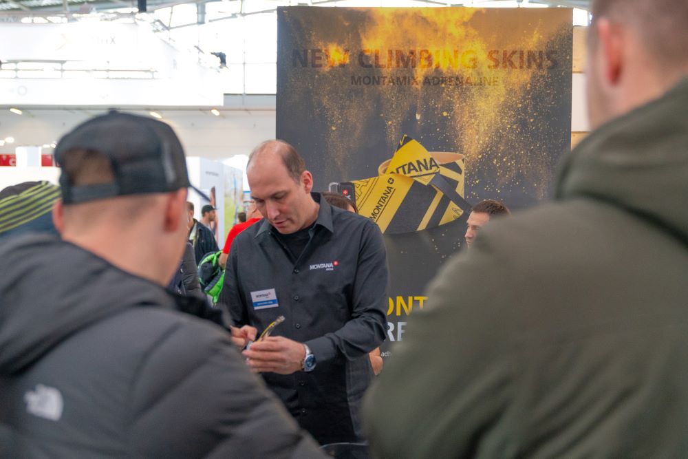 Impressionen unseres Steigfell-Stands bei der ISPO
